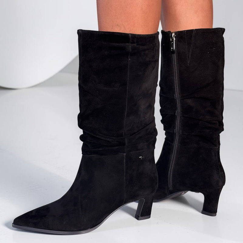 Womens Tamaris 25308 Long Boots - Black