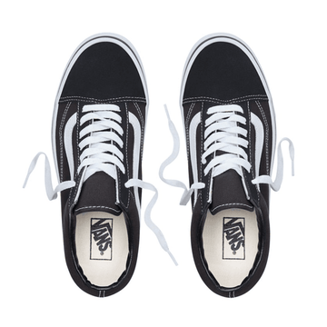 Womens Vans Old Skool Canvas Trainers - Black