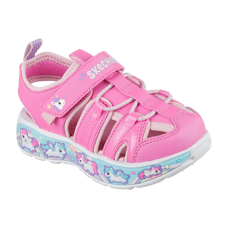 Girls Skechers 303162N Play Scene Splash Sandals - Infant - Pink