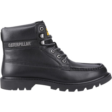 Mens Cat Lifestyle Colorado Moc Toe Black Boots - Black