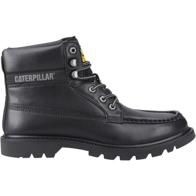 Mens Cat Lifestyle Colorado Moc Toe Black Boots - Black