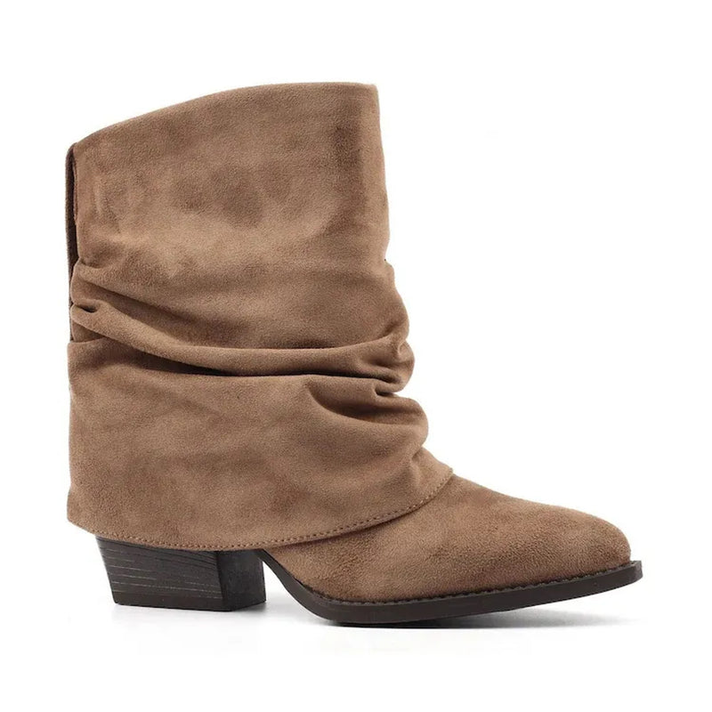 Womens Lunar Monica Ankle Boots - Taupe