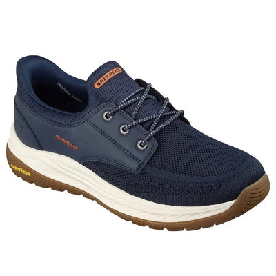 Mens Skechers 205467 Mereo-Alden Slip-Ins Trainers - Navy