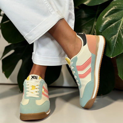 Womens Xti 145019 Multicolour Trainers - Multi