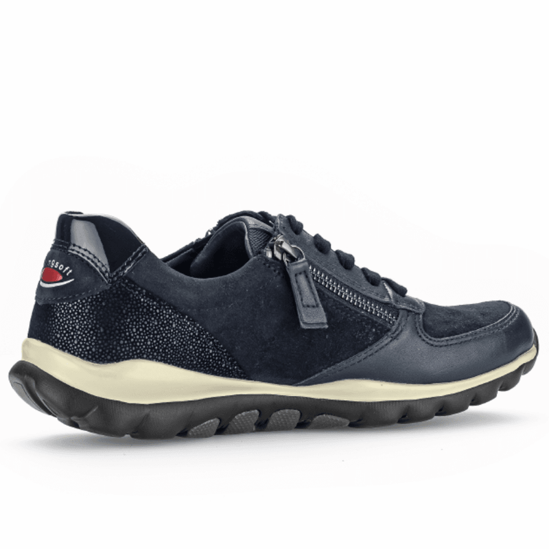 Womens Gabor Rolling Soft 76.968 Walking Trainers - Navy