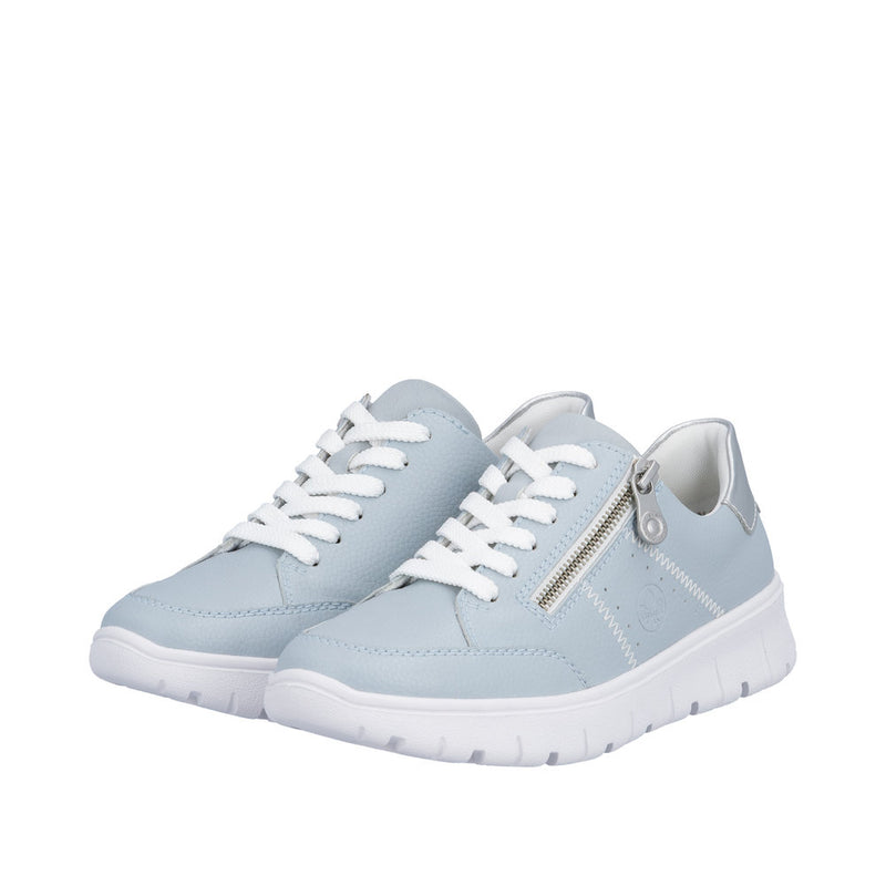 Womens Rieker N1313 Blue Trainers - Blue