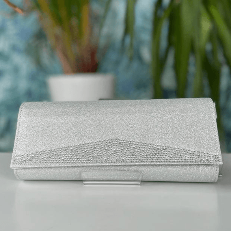 Womens Sorento Lisnavagh Clutchbag - Silver