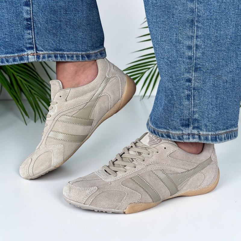 Womens Gola Corva Bone Trainers - Bone