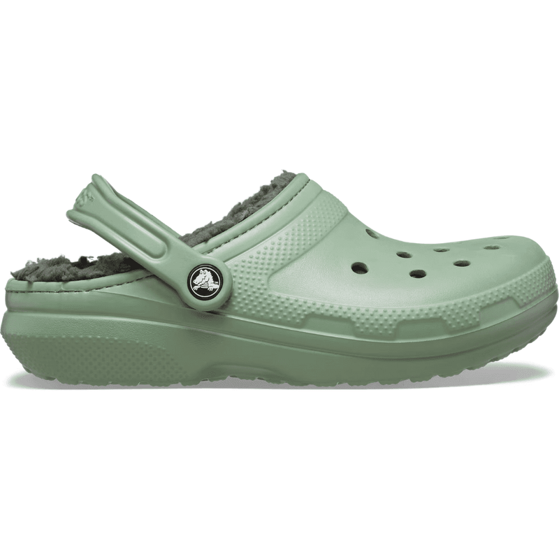 Mens Crocs Classic Lined Crocs - Moss Green