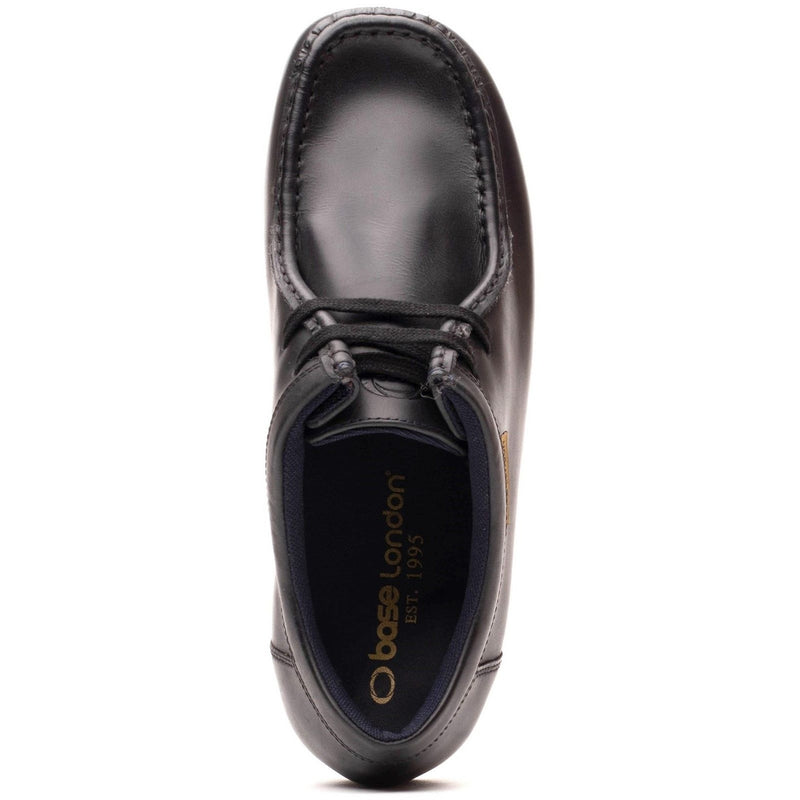 Mens Base London Koko Casual Lace-up Shoes - Black