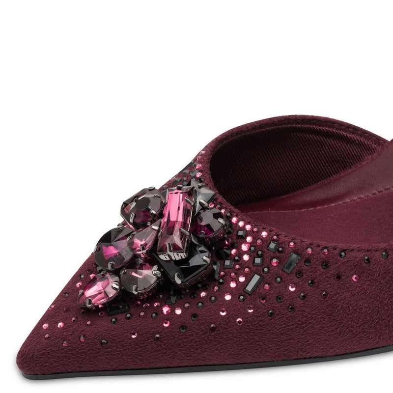 Womens Tamaris 22440 Merlot Court Shoes - Merlot