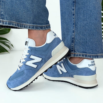 Unisex New Balance U574 Trainers - Heron Blue