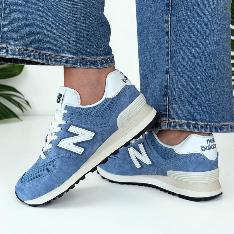 Unisex New Balance U574 Trainers - Heron Blue