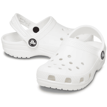 Crocs Kids Classic Clogs - White