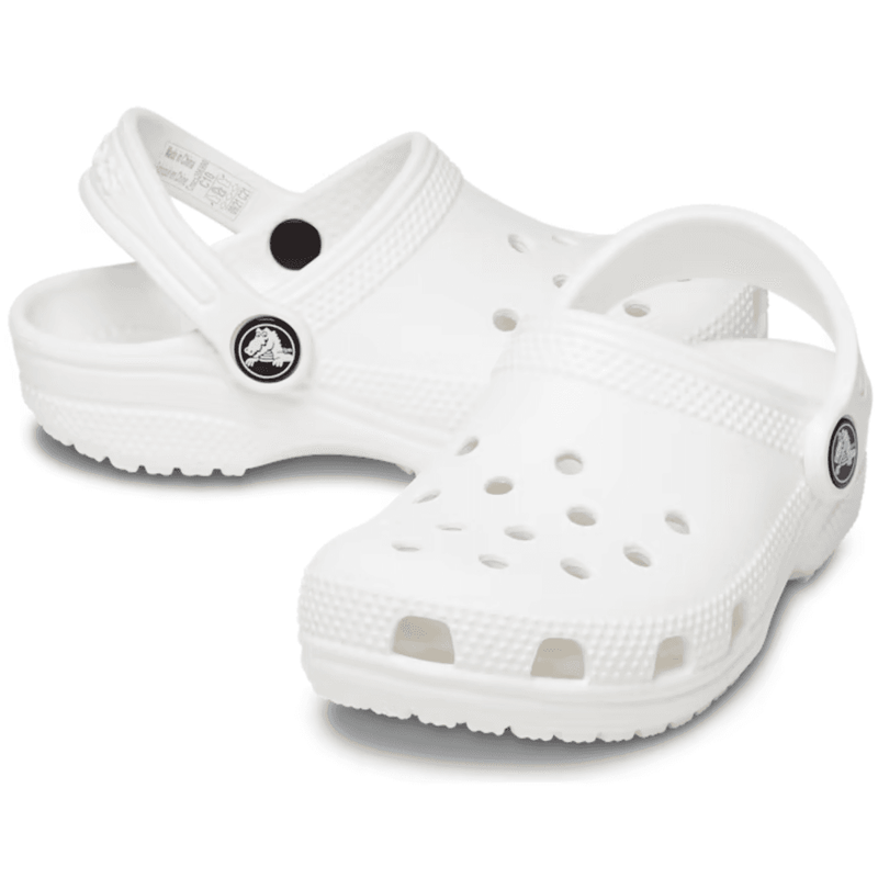 Crocs Kids Classic Clogs - White