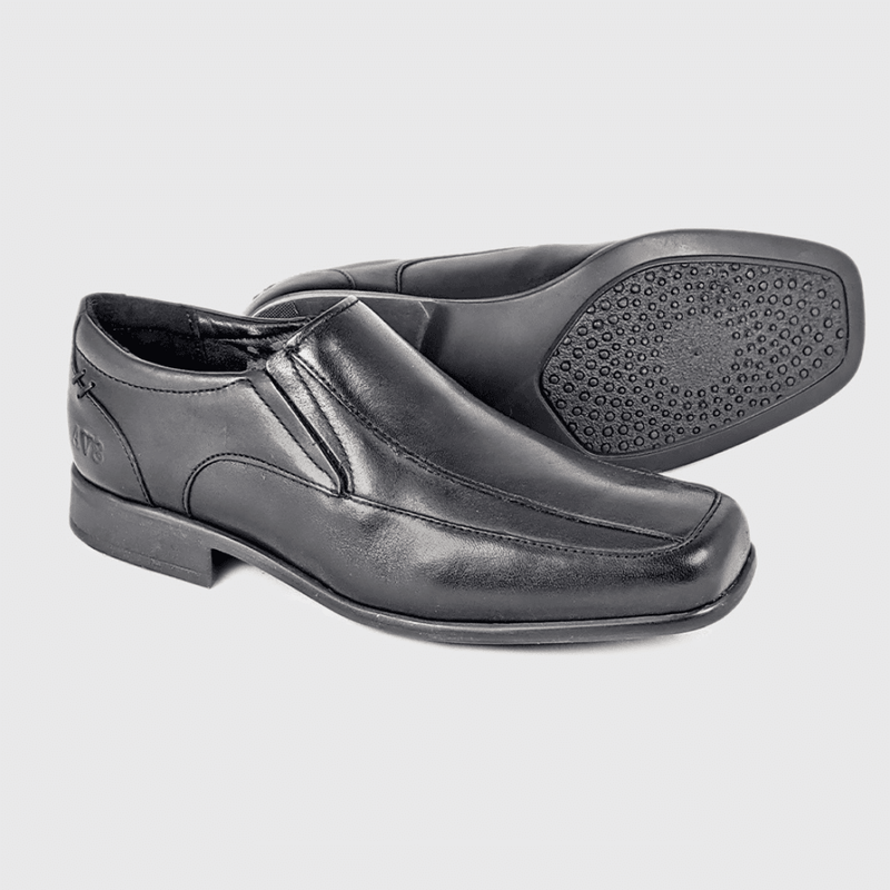 AV8 By Dubarry Kal Junior Boys Slip On Shoes - Black