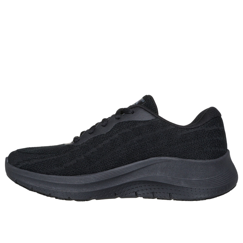 Womens Skechers 108266EC Atheletic Arch Fit Trainer - Black - Black