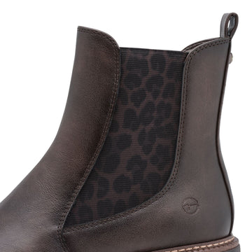 Womens Tamaris 25483 Boots - Mocca Leopard
