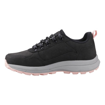 Womens Cotswold Elmfield Nubuck Black Hiking Shoes - Black
