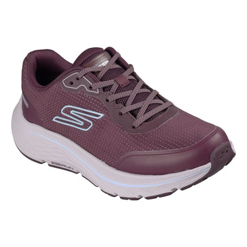 Womens Skechers 129056 Go Run Consistent 3 - Streamhaven Burgundy Waterproof Trainers - Burgundy