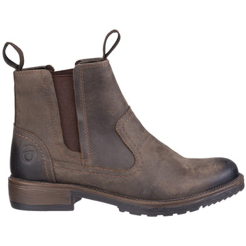 Womens Cotswold Laverton Ankle Boots - Brown
