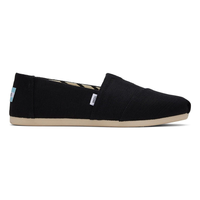 Womens Toms Alpargata Espadrilles - Black