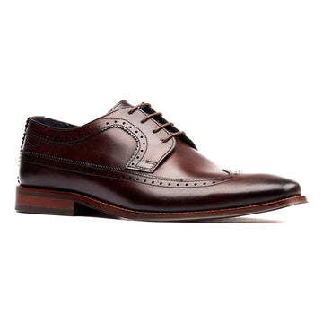 Mens Base London Havisham Washed Brown Brogues - Washed Brown