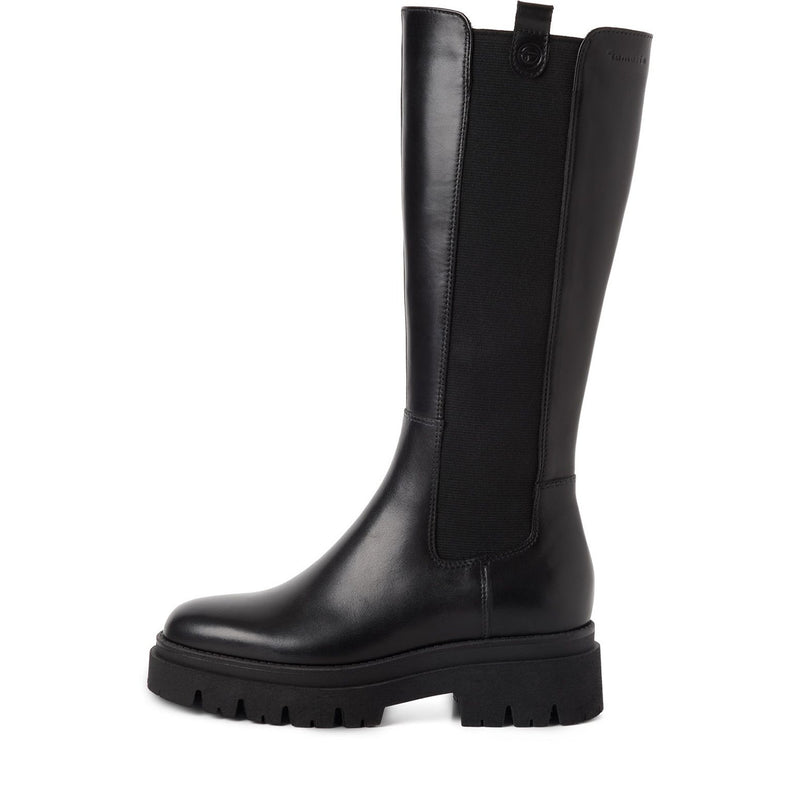 Womens Tamaris 25608 Long Boots - Black