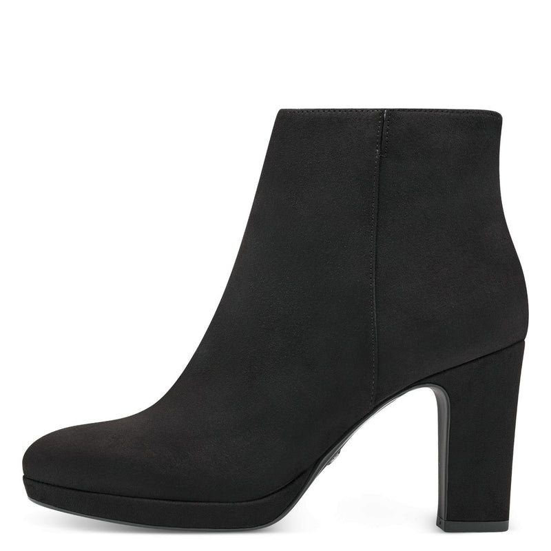 Womens Tamaris 25062 Black Ankle Boots - Black