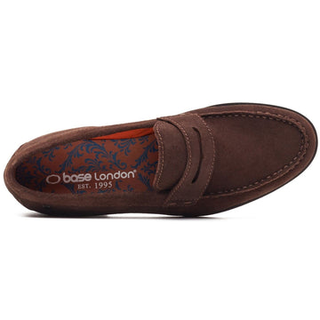Mens Base London Slate  Loafers - Brown