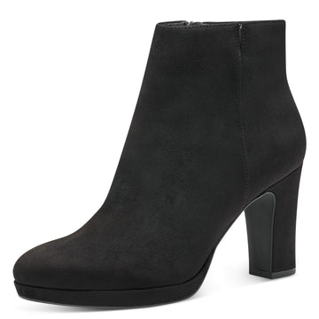Womens Tamaris 25062 Black Ankle Boots - Black