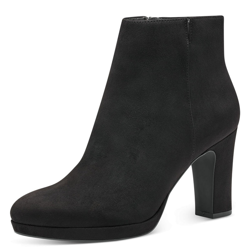 Womens Tamaris 25062 Black Ankle Boots - Black