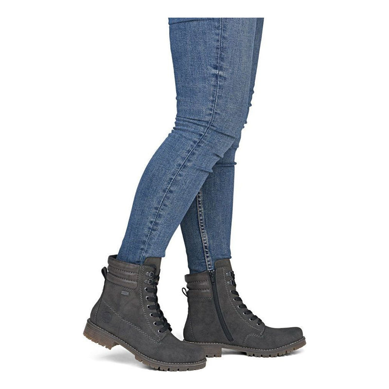 Womens Rieker 79525 Boots - Anthracite