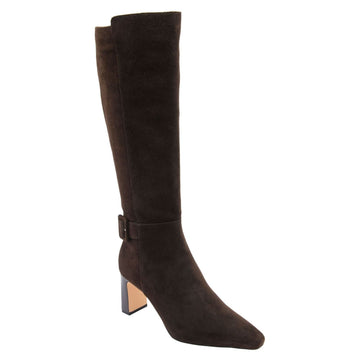 Womens Lotus Wendy ULB567 Brown Suede Long Boots - Brown Suede
