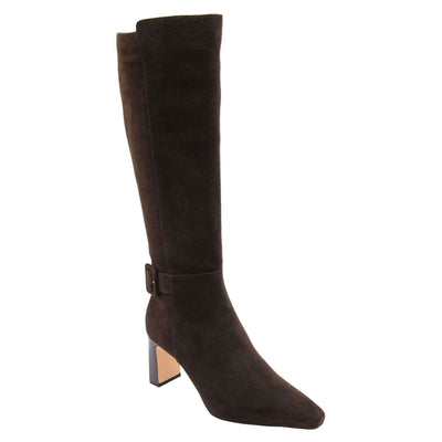 Womens Lotus Wendy ULB567 Brown Suede Long Boots - Brown Suede