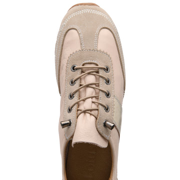 Womens Lotus ULS651 Lola Slip-On Trainers - Natural