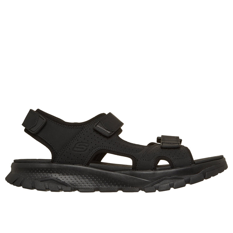 Mens Skechers 205724 Soft Velcro Wagner Sandal - Black