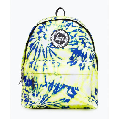Kids Hype Yellow Tye Dye 18 litres Backpack - Multi