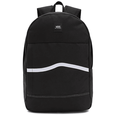 Vans Construct Skool Black Backpack - Black and White