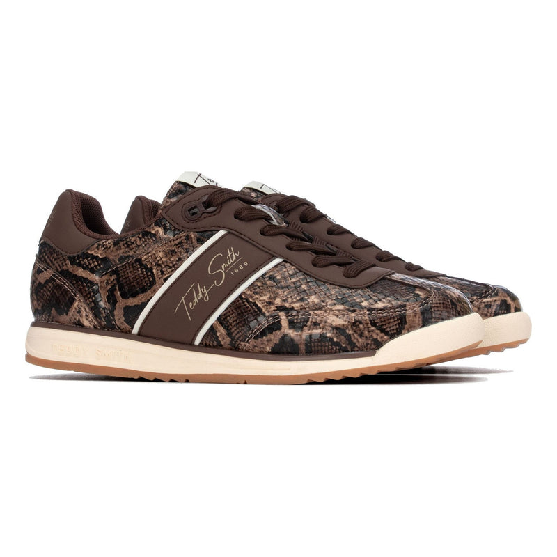 Womens Teddy Smith 121005 Brown Trainers - Brown