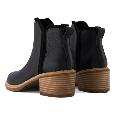 Womens Toms Hailey Black Ankle Boots - Black