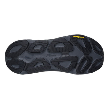 Mens Skechers Max Run - Vorteza Waterproof Trainers - White / Charcoal