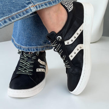 Womens Teddy Smith 121122 Black Trainers - Black