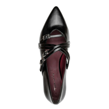 Womens Tamaris 22160 Loafers - Black