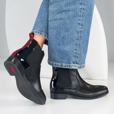 Womens Rieker 77094 Boots - Black