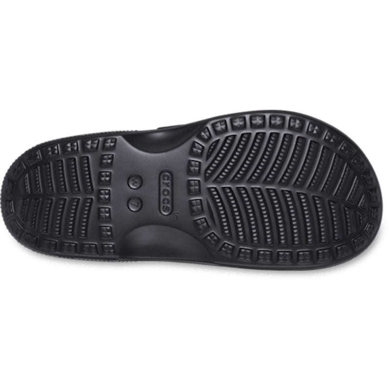 Womens Crocs 213316 Buckle Saturday Metallic Sandals - Black
