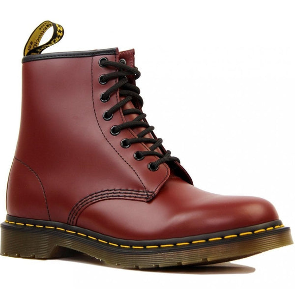 Mens Dr Martens 1460 Smooth Cherry Red Boots - Cherry Red