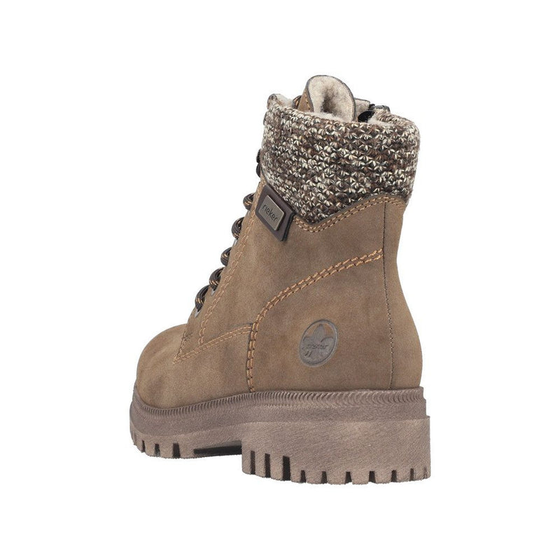 Womens Rieker Y7621 Brown Boots - Brown