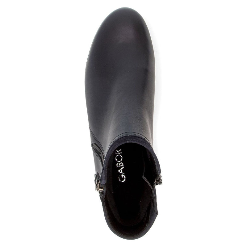 Womens Gabor 8031 Ankle Boots - Navy
