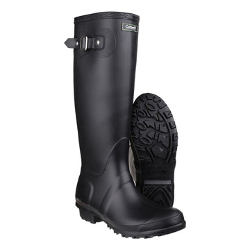 Womens Cotswold Sandringham Waterproof Wellingtons - Black